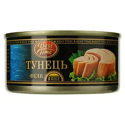 Тунець Best Time філе в олії 185 г (901886)