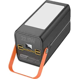 Зовнішній акумулятор Hoco DB49 Action 100000mAh 22.5W Black [117443] - мініатюра 4