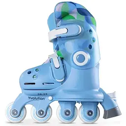 Роликові ковзани Yvolution Twista розмір 30-34 блакитні (YC01B4) - мініатюра 3