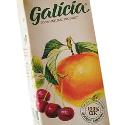 Сік Galicia Яблучно-вишневий прямого віджиму 1 л (549567) - мініатюра 6