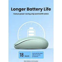 Мишка Ugreen MU105 Wireless Green (90672) - мініатюра 10
