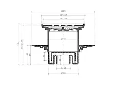 Душовий трап Pestan Confluo Plate Vertical 2в1 15х15 см (240159) - мініатюра 5