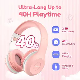 Дитячі Bluetooth-навушники EarFun K2 (2 шт.) з обмеженням гучності 85 дБ - мініатюра 2