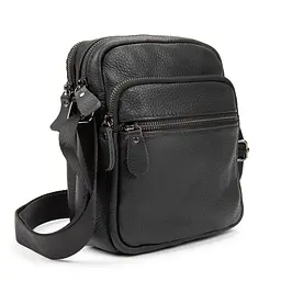 Шкіряний невеликий месенджер на два відділи Tiding Bag M56-2004A