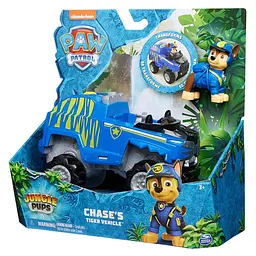Великий рятувальний автомобіль-трансформер Spin Master PAW Patrol Джунглі Цуценячий патруль з водієм Гонщик (SM17776/0594) - мініатюра 2