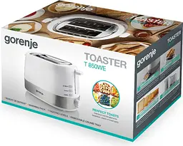 Тостер Gorenje T 850 WE (TA8211) білий - мініатюра 6