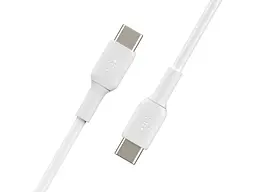 Кабель USB Type-C Belkin Boost Up Charge USB-C White 1m (CAB003BT1MWH) - мініатюра 2