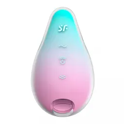 Вакуумний стимулятор клітора з вібрацією Satisfyer Mermaid Vibes м'ятний - мініатюра 2