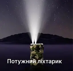 Потужний повербанк O2 Project 65W 60000mAh з ліхтарем для смартфонів та ноутбуків (Мультикам) - мініатюра 5