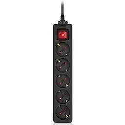 Мережевий фільтр живлення REAL-EL RS-Protect M 5m, black (EL122300030) - мініатюра 2
