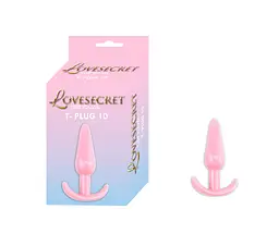 Анальна пробка Lovesecret Sensual T-Plug 10 12.3 см (рожевий) - мініатюра 3