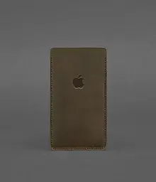 Шкіряний чохол для iPhone 11 Темно-коричневий Crazy Horse - мініатюра 2