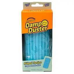 Губка для уборки Scrub Daddy Damp Duster Для пыли Голубая (5060481022750/5060481023771)