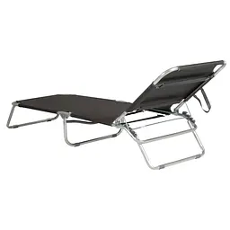 Ліжко розкладне Bo-Camp Sun Lounger 3 Positions Anthracite (1304480) - мініатюра 4