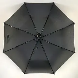 Жіноча складана парасолька механічна S&L 97 см чорна - мініатюра 3