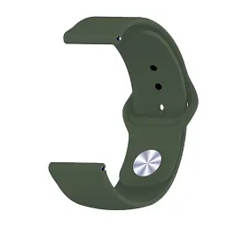 Силіконовий ремінець BeCover для Amazfit Stratos 1/2/2S/3/GTR 2/GTR 47mm/GTR Lite 47mm/Nexo/Pace Khaki (706384) - мініатюра 2