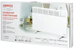 ARDESTO Конвектор 20м2 2000Вт мех. упр-ння закр. нагрів. елемент IP24 білий - мініатюра 8