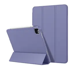 Чохол-книжка DK для Apple iPad Pro 11" 2gen 2020 екокожа/силікон Smart Case cлот стилус (011190) lavender - мініатюра 4