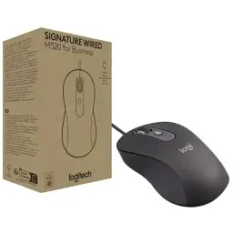 Комп'ютерна мишка Logitech Signature M520 for Business USB-C Graphite (910-007511)