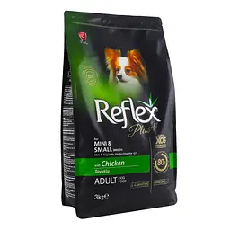 Сухий корм для собак малих порід Reflex Plus з куркою 3 кг - мініатюра 3