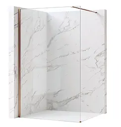 Душова стінка Rea Flexi 110x195 transparent brushed copper KPL-K99364