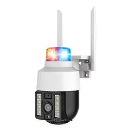 Wi-Fi Камера відеоспостереження PTZ A15 з ліхтарем-мигалкою 4G WiFi Вулична відеокамера з керуванням від телефону, нічним