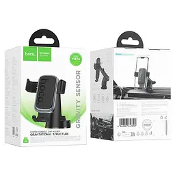 Холдер Hoco H81 Vista Gravity Car holdercenter console Чорний - мініатюра 2