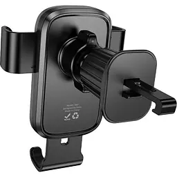 Автотримач Hoco H80 Vista Gravity Black (647908) [151311] - мініатюра 5