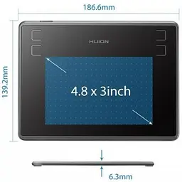 Графічний планшет Huion Inspiroy H430P - мініатюра 3
