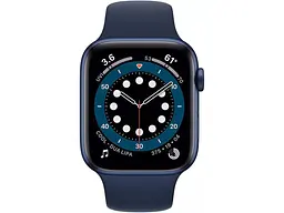 Смарт-годинник Apple Watch Series 6 GPS + Cellular 44mm Blue Aluminum Case w. Deep Navy Sport B. (M07J3) - мініатюра 2