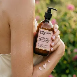 Зволожувальний лосьйон для тіла Rose & Collagen Ukrainian Rose 300 мл - мініатюра 3