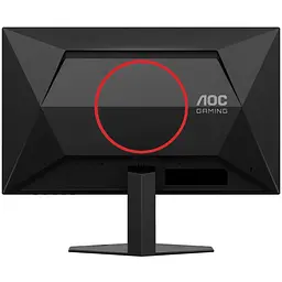 Монітор TFT 23.8" AOC 24G4HRE, Fast IPS, 200Гц, 2хHDMI, DP, колонки, чорно-червоний - мініатюра 6