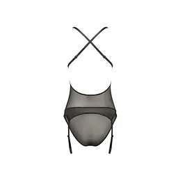 Корсет з декольте Passion ERZA CORSet black L/XL - мініатюра 4