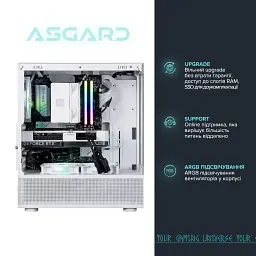 Ігровий комп`ютер ASGARD GAMER RTX 5060 Ti 8GB / Ryzen 5 8400F / DDR5 32GB / SSD 1TB (ASG-G-5060T-7578) - мініатюра 7