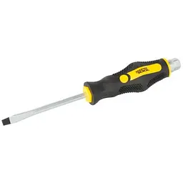 Викрутка ударна шліцева плоска Mastertool SL6 x 100мм HEX 49-6610