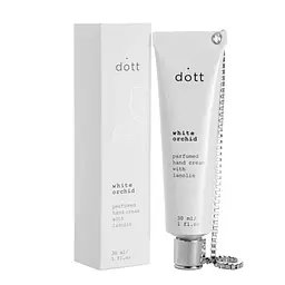 Парфумований крем для рук Dott Muza White Orchid з ланоліном 30 мл - мініатюра 3