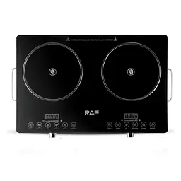 Електроплита інфрачервона 7000W склокерамічна настільна на 2 конфорки RAF R.8050 - мініатюра 9