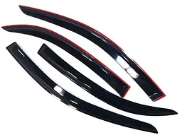 Дефлектори вікон вітровики Daewoo Lanos- Sens Скотч 3M Voron Glass - мініатюра 2