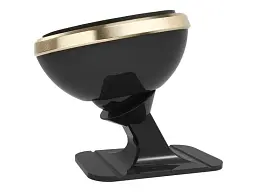 Автомобільний тримач для смартфона BASEUS Adjustable Magnetic Phone Mount Gold (SUCX140015) - мініатюра 4