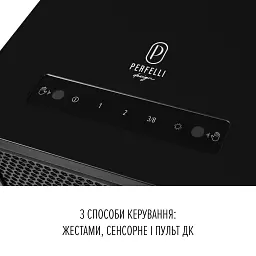 Витяжка пристінна Perfelli Design Quadro 36 Nero Silenzio - мініатюра 11