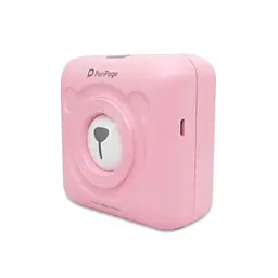 Портативний bluetooth термопринтер для смартфона PeriPage A6, рожевий (100336) - мініатюра 2
