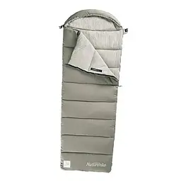 Спальник Naturehike M400 (NH20MSD02) +1°C - з капюшоном - лівий - зелений
