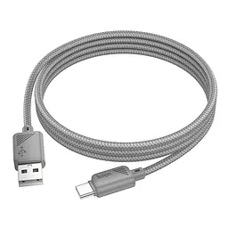 Дата кабель Hoco X113 Beneficio USB to Type-C (1m) Gray - мініатюра 2
