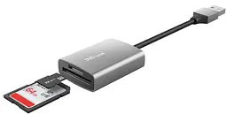 Кардридер алюминиевый USB 3.2 - SD-microSD Trust Dalyx - мініатюра 4