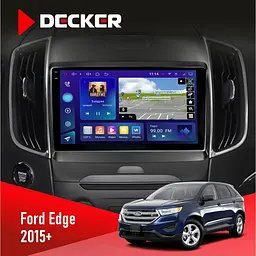 Штатна магнітола Ford Edge 2015+ Decker D9-009 4x64, DSP, 4G, 2k Decker (НФ-00008192)