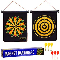 Дартс A-Toys 17'' магнітний тканинний 6 дротиків DM1701
