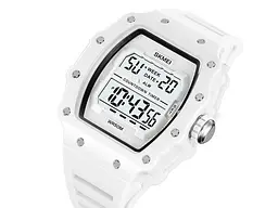 Чоловічий наручний годинник 2296WT White Skmei acs0030041 - мініатюра 4