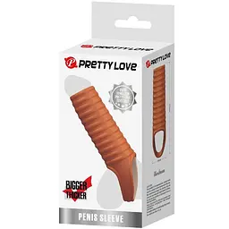 Насадка на пеніс PRETTY LOVE Hartman, TPR, Waterproof PRETTY LOVE BI-026275 103662 - мініатюра 1