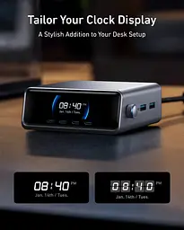 Сетевое зарядне пристрій Anker GaNPrime Charger - 250W, 4xUSB-C PD & 2xUSB-A Black (7169878) - мініатюра 5