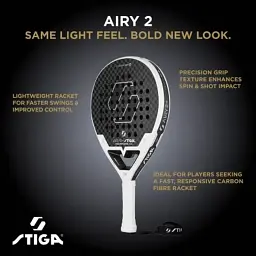 Ракетка для падел тенісу Stiga Racket AIRY 2 (2204-1311-01) (932054) - мініатюра 7